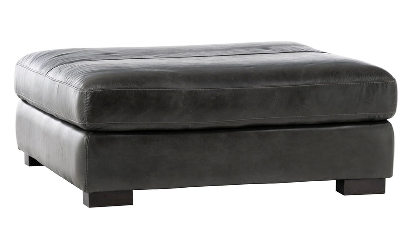 Nicco Leather Cocktail Ottoman